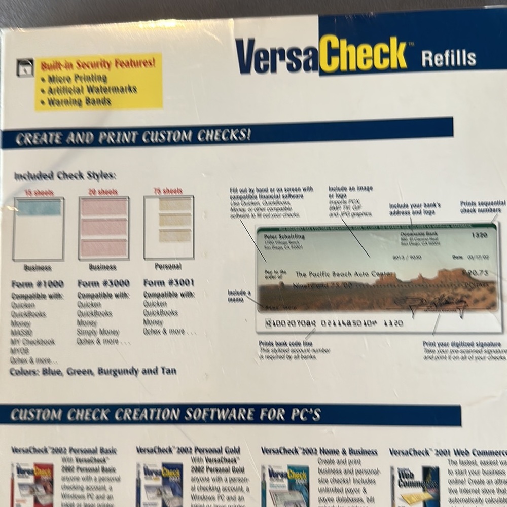 Versa Check Refills - Picture 6 of 9